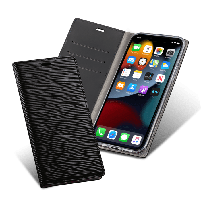 Diarycase 2.0 Genuine Leather Flip Case with Magnetic Stand for Apple iPhone 13