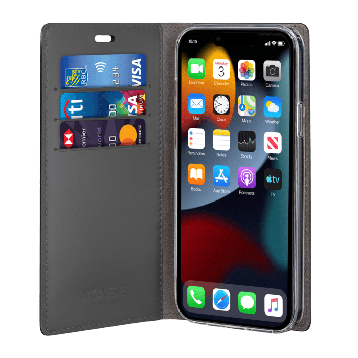 Diarycase 2.0 Genuine Leather Flip Case with Magnetic Stand for Apple iPhone 13