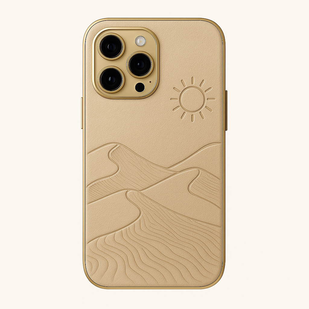 Mirage – Sandstone Leather iPhone Case