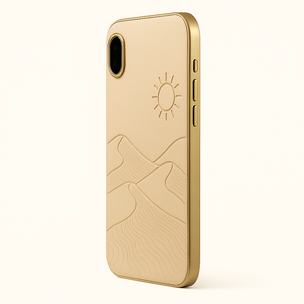 Mirage – Sandstone Leather iPhone Case