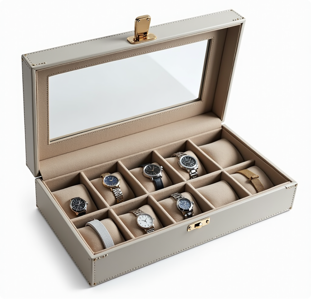 Classic 10 off-white watch box
