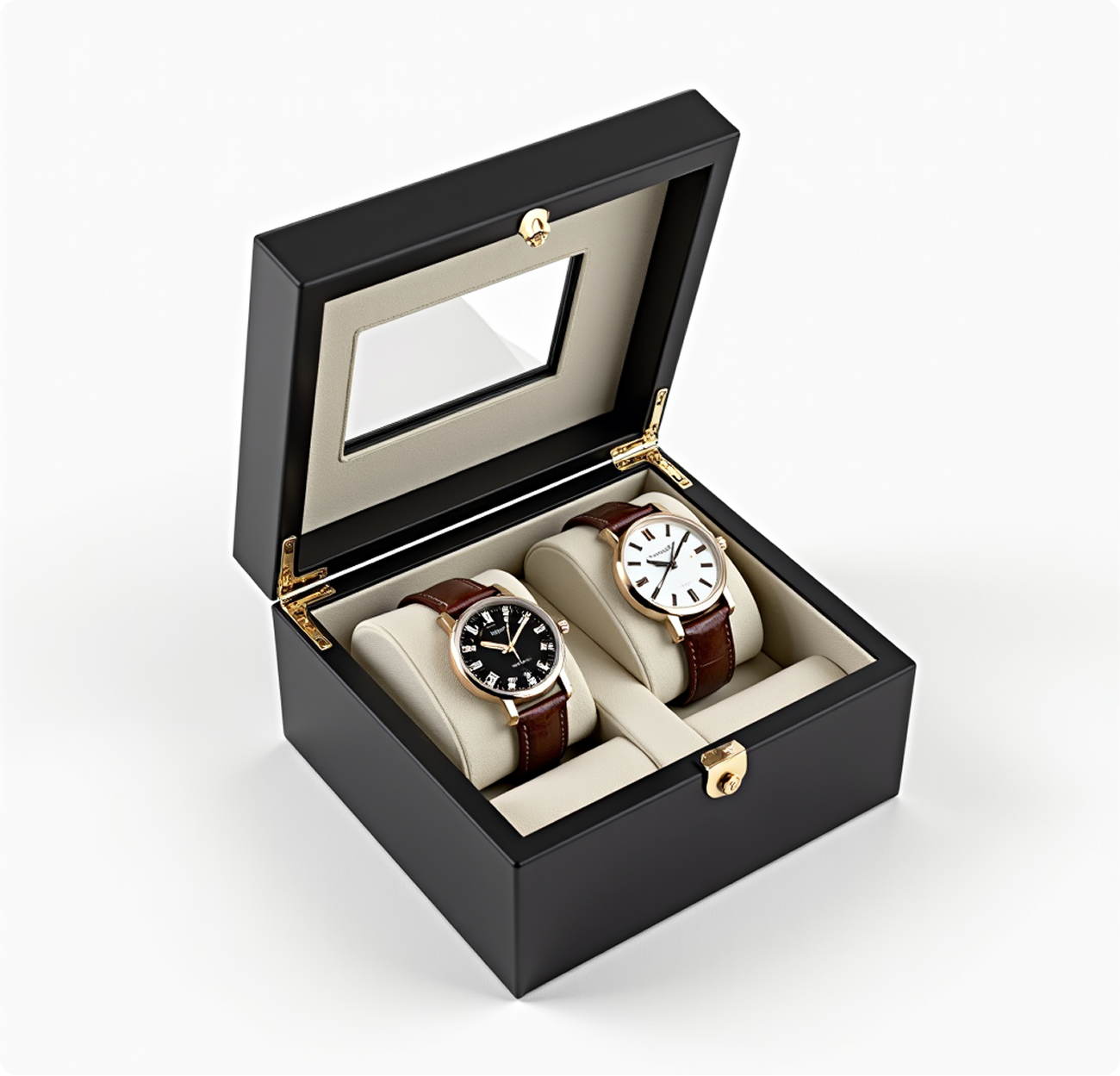 Duo Glass watch box