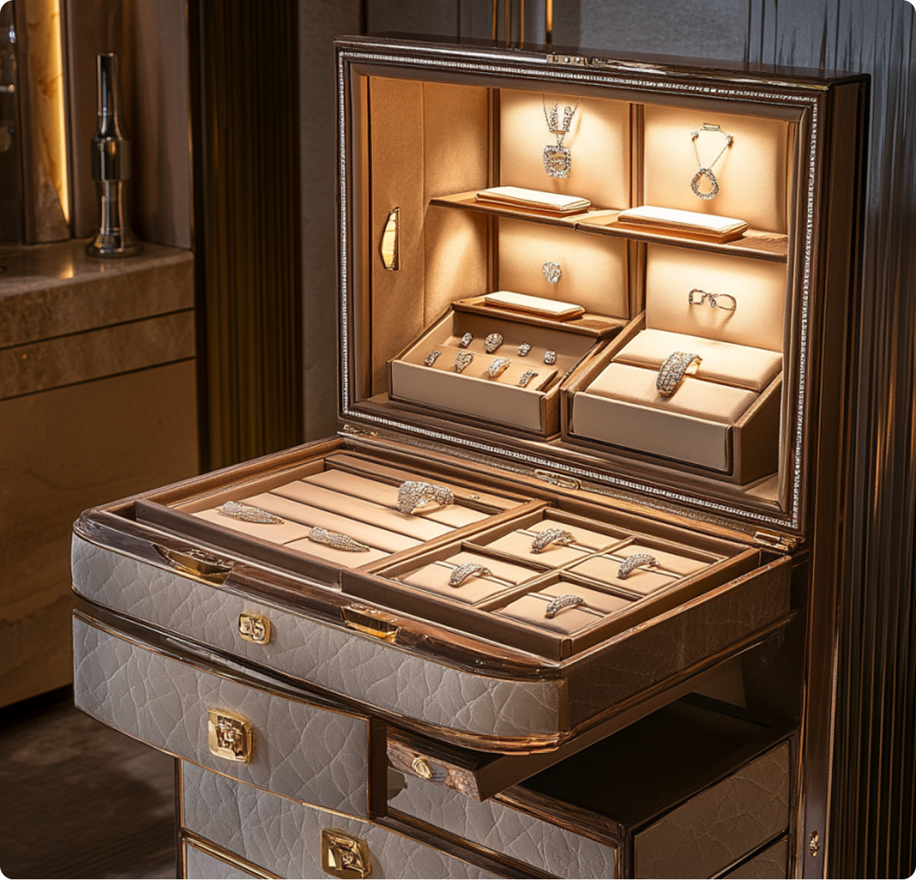 Josephine jewelry cabinet