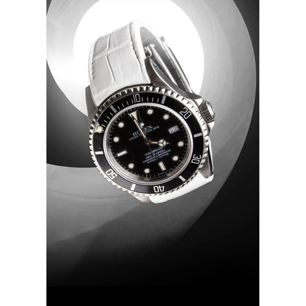 Rolex - Croco premium leather watch strap - Alligator / crocodile