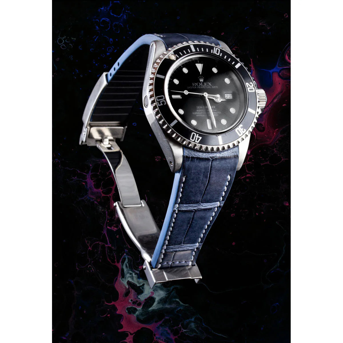 Rolex - Croco premium leather watch strap - Alligator / crocodile