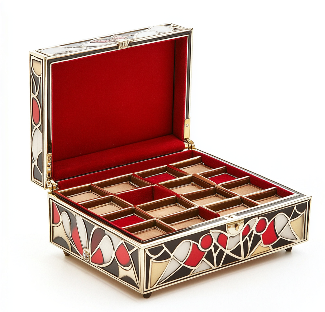 Red Elegance jewelry box