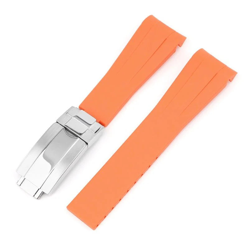 Rubber Strap - For Rolex Daytona - Orange