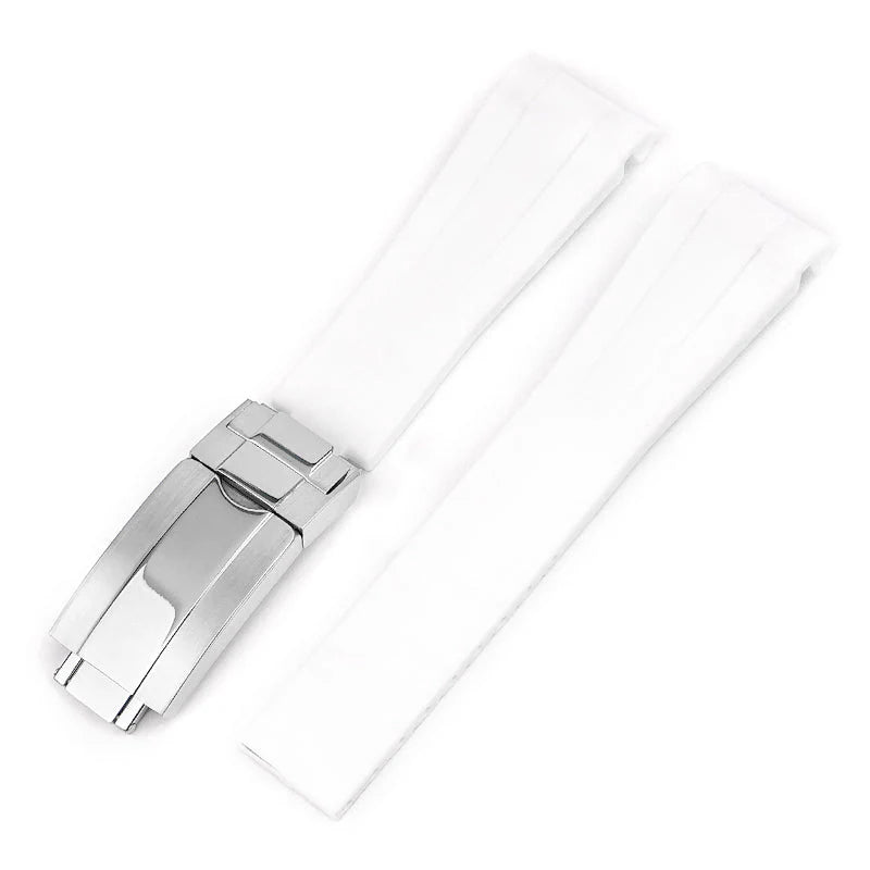 Rubber Strap - For Rolex Submariner - White