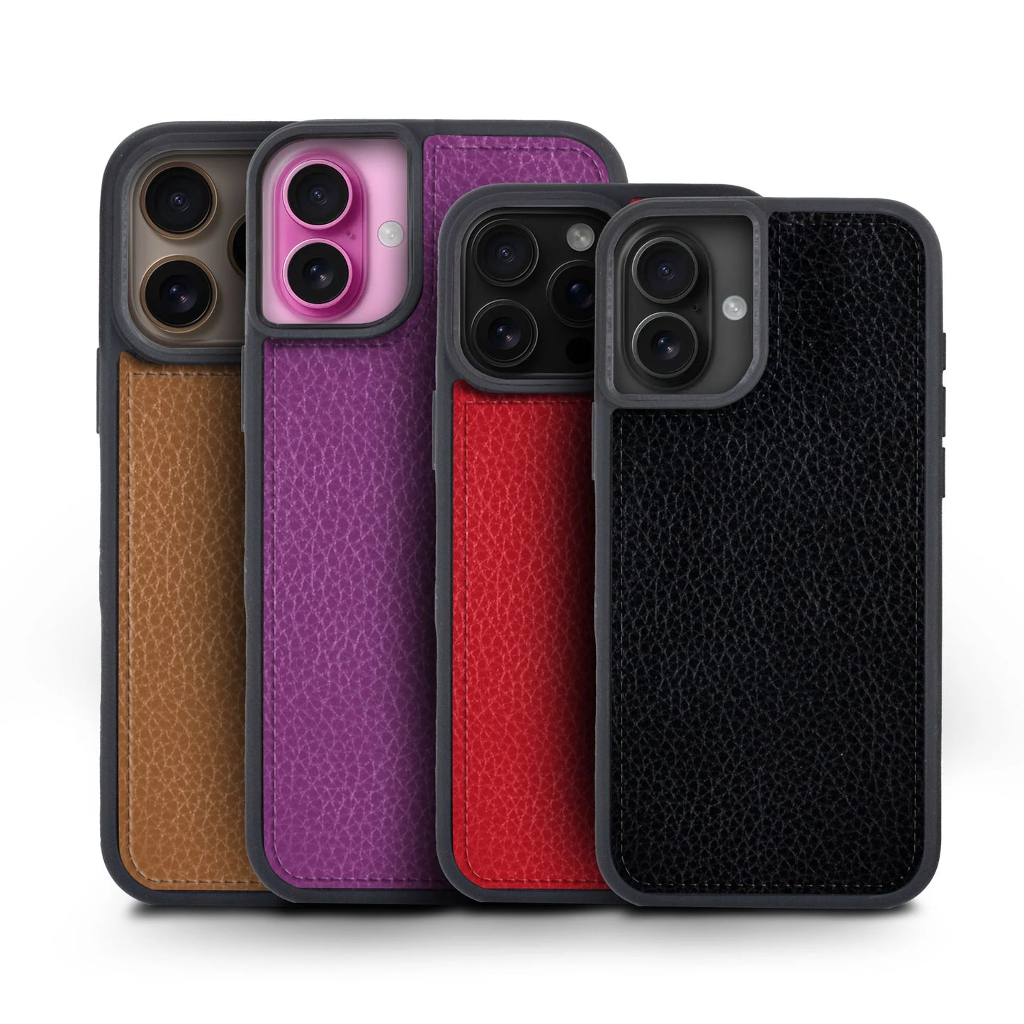 iPhone with leather cover - iPhone 16 ( all models )