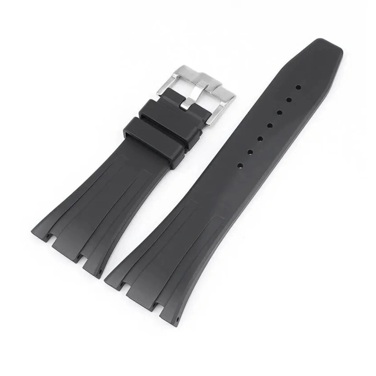Rubber Strap - For all Audemars Piguet Royal Oak 41mm - Black