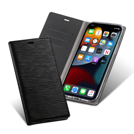 Diarycase 2.0 Genuine Leather Flip Case with Magnetic Stand for Apple iPhone 13