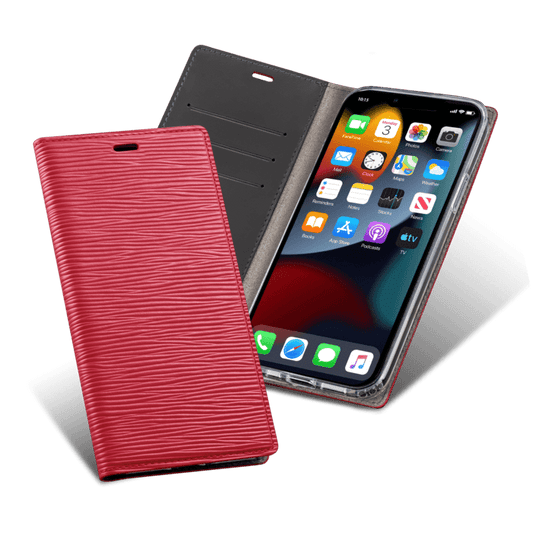 Diarycase 2.0 Genuine Leather Flip Case with Magnetic Stand for Apple iPhone 13