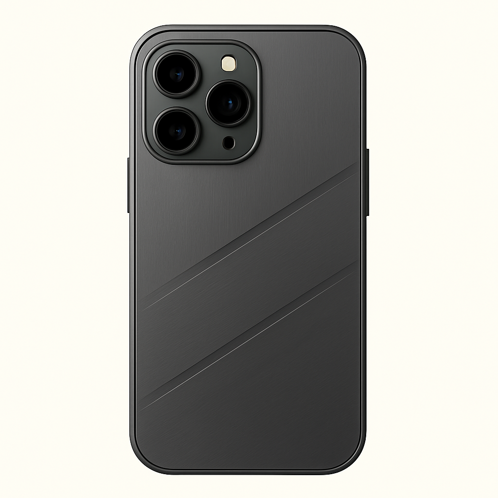 The Architect – Minimal Matte Aluminum iPhone Case