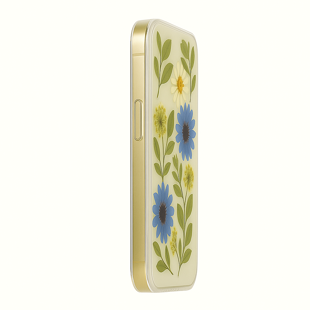 The Botanist – Pressed Floral Resin iPhone Case