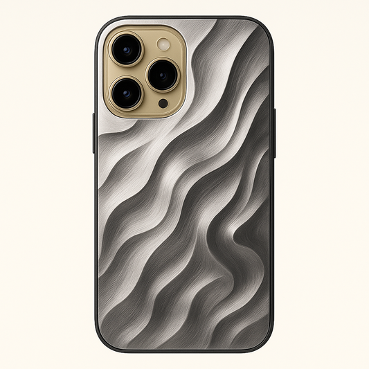 The Sculptor – Abstract Relief Metal Case for iPhone