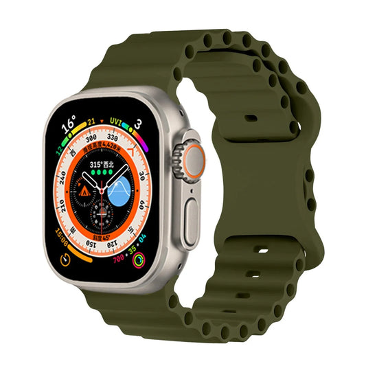Silicone Kaki strap For Apple Watch