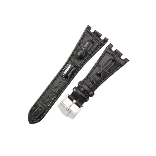 Crocodile Strap - For all Audemars Piguet Offshore 42mm - Black
