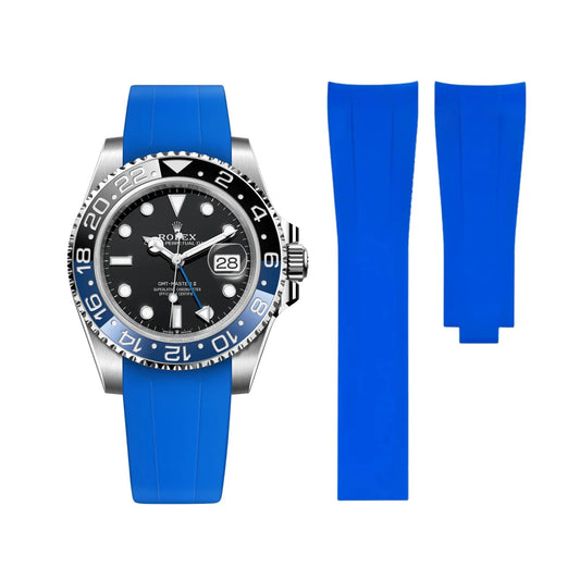 Rubber Strap - For Rolex GMT-Master II - Blue