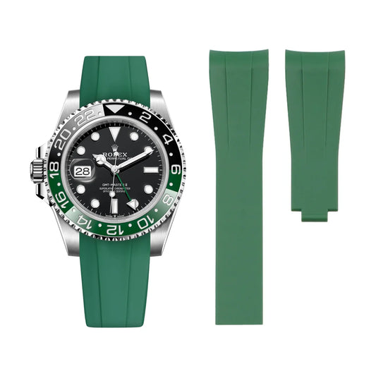 Rubber Strap - For Rolex GMT-Master II - Green