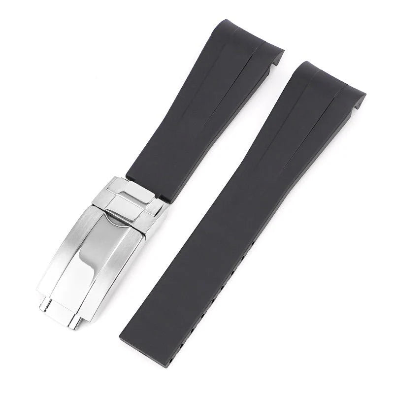 Rubber Strap - For Rolex Submariner - Black