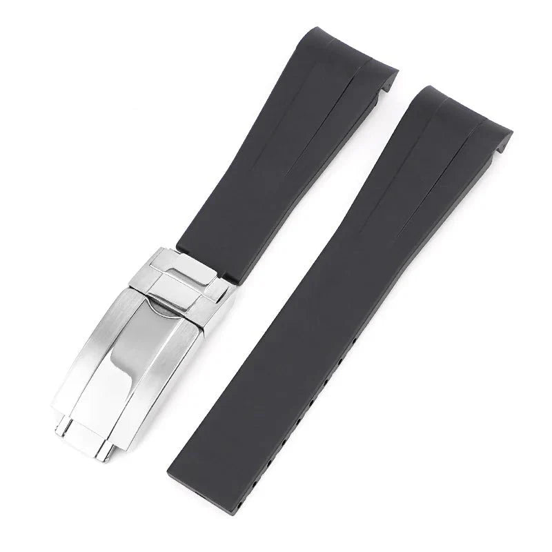 Rubber Strap - For Rolex Datejust 41mm - Black