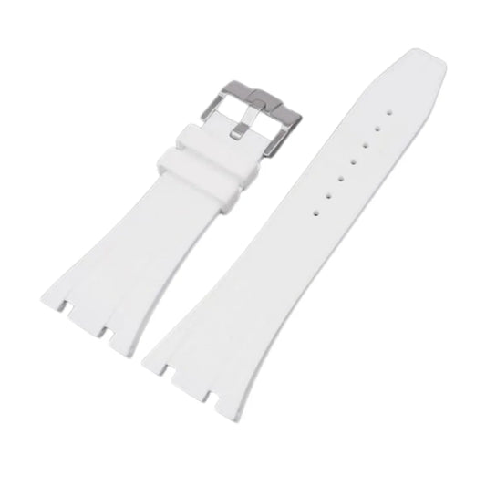 Rubber Strap - For all Audemars Piguet Royal Oak 41mm - White