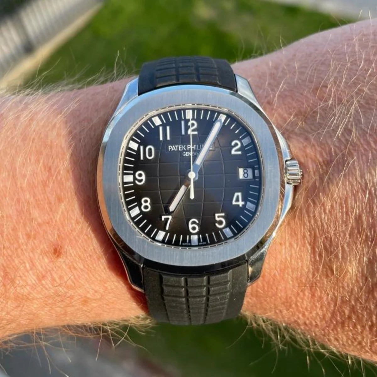 Rubber Strap - For Patek Philippe Aquanaut - Black